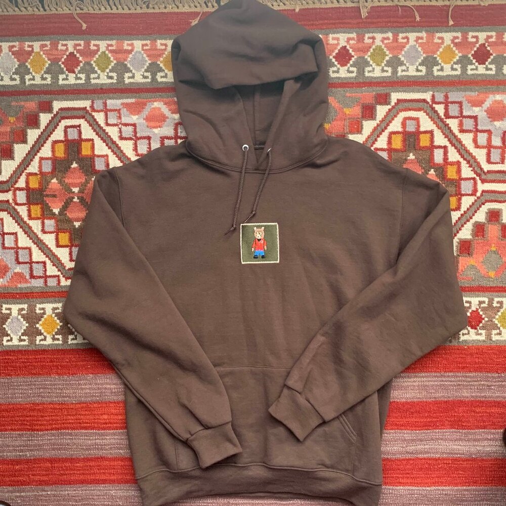 Kanye West Bear stitch hoodie (fan merch)